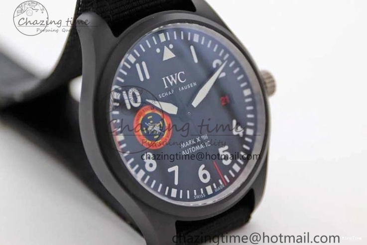 MIROTIME 0407 Mark XVIII ‘TOPGUN SFTI’ Ceramic M+F Best Edition Black Dial on Black Nylon Strap A MultiPurpose 7047